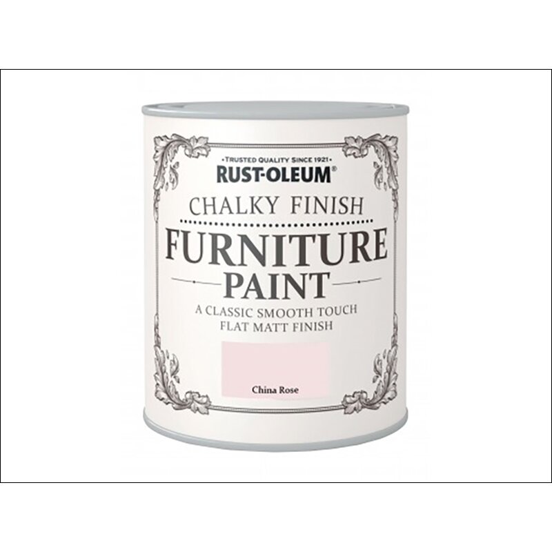 Rust-Oleum Chalk Furniture Paint China Rose 125ml